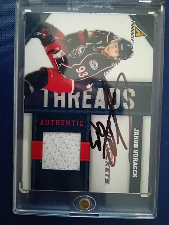 Jakub Voráček jersey with signature