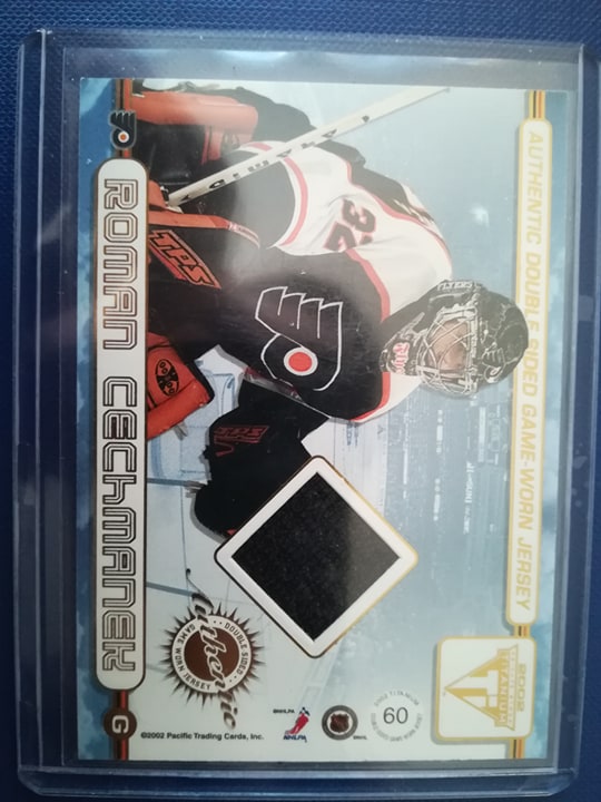 Roman Čechmánek a Martin Havlát_double sided jersey