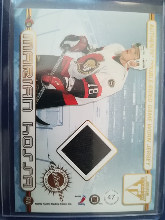 Marian Hossa a Martin Havlát_double sided jersey