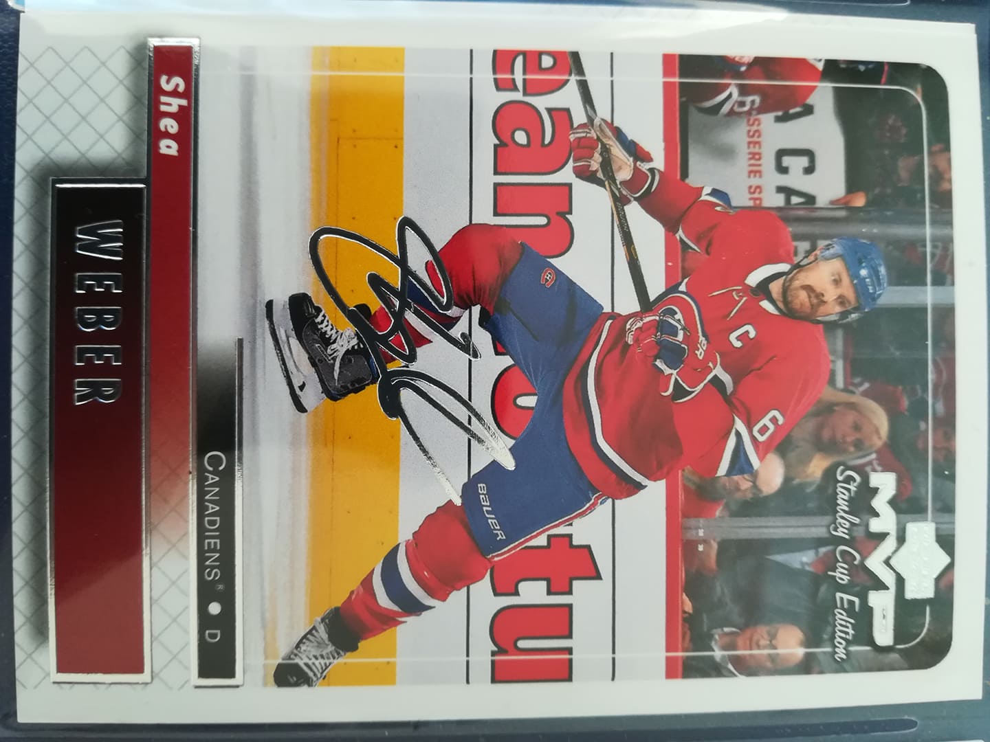 Shea Weber- Stanley Cup Edition