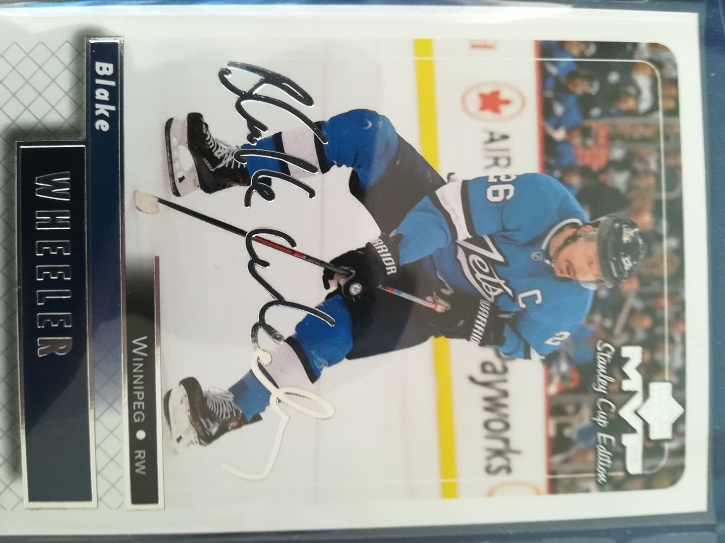 Blake Wheeler- Stanley Cup Edition
